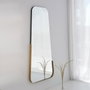 Hanah Home Espejo Smooth Dorado